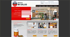 Desktop Screenshot of corporacionmisalud.com
