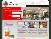 Tablet Screenshot of corporacionmisalud.com